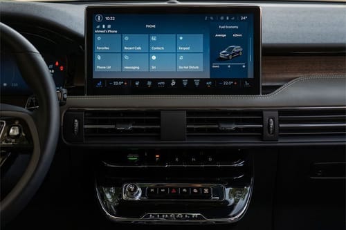 Front AC Controls of Lincoln Corsair