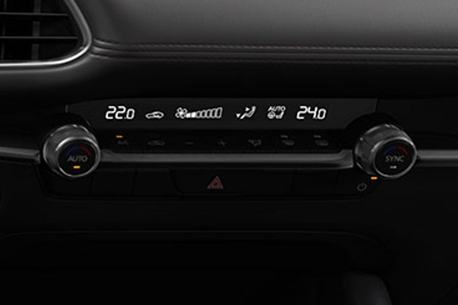 Front AC Controls of Mazda 3 Sedan