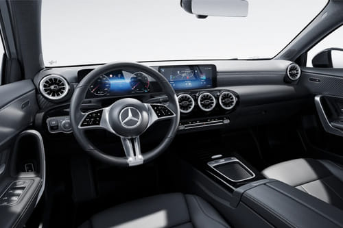 Dashboard View of A-Class Sedan