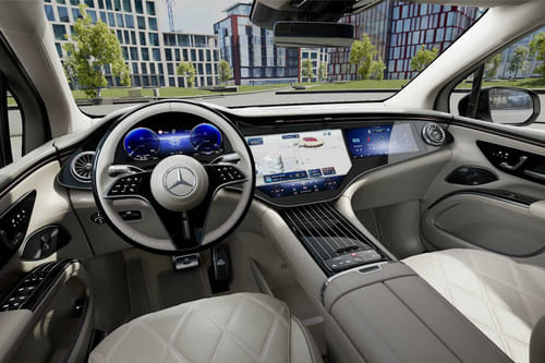 Dashboard View of مايباخ إي كيو إس