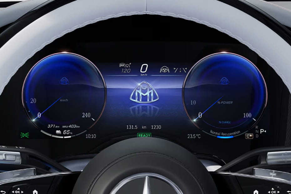 مايباخ إي كيو إس TachoMeter