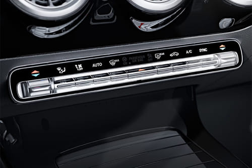 Front AC Controls of Mercedes-Benz AMG A-Class