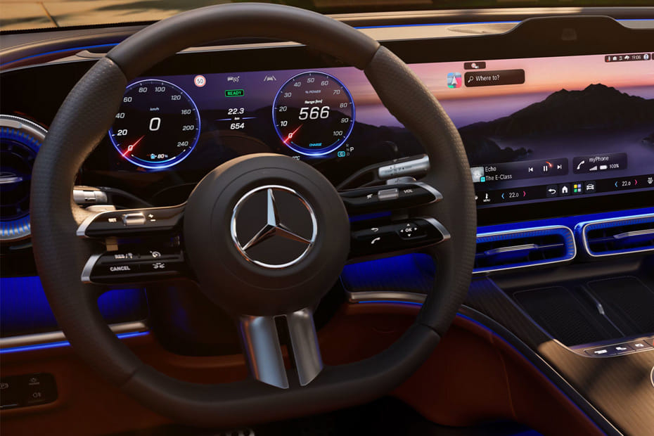 مرسيدس بنز جي إل سي إلكتريك Steering Wheel