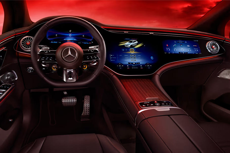 Dashboard View of AMG EQE SUV