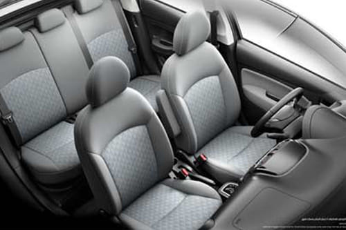 Mitsubishi Space Star Front And Rear Seats Together