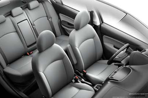 Mitsubishi Attrage Front And Rear Seats Together