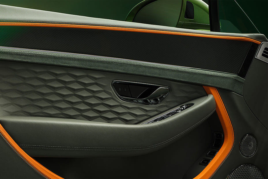 door handle interior of Bentley Continental GT