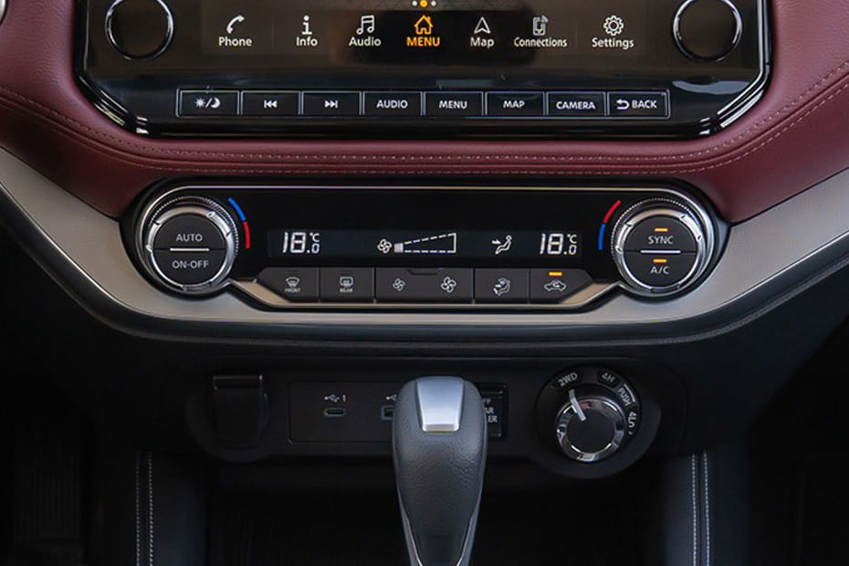 Front AC Controls of Nissan Xterra