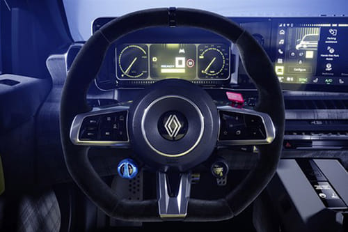 رينو ٥ تيربو ٣ إي Steering Wheel