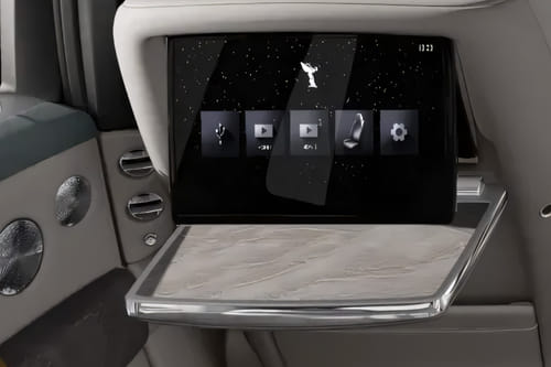 Rear Seat Entertainment of Rolls Royce Cullinan