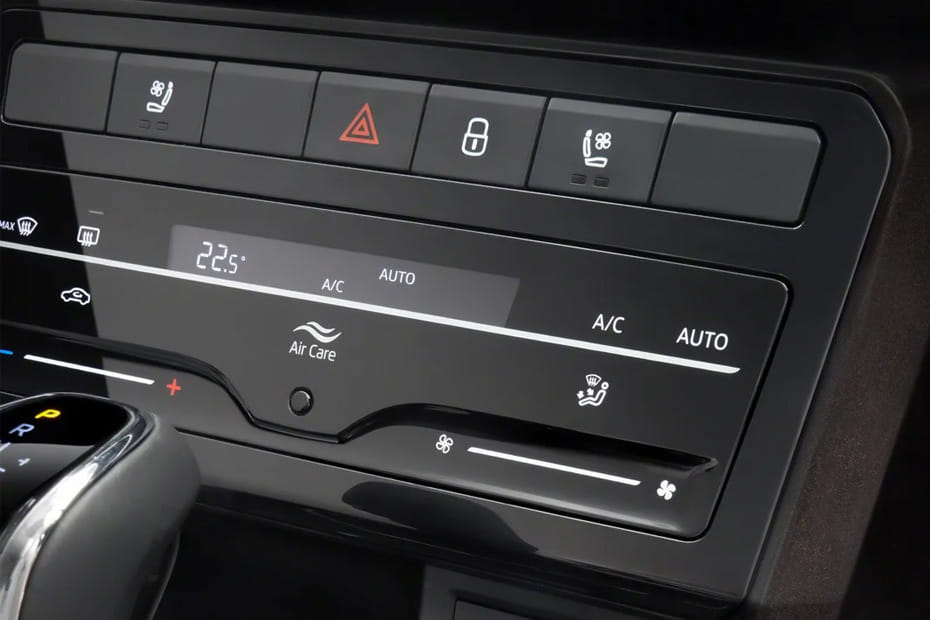 Front AC Controls of Skoda Kushaq