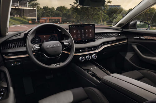 Dashboard View of Superb Wagon