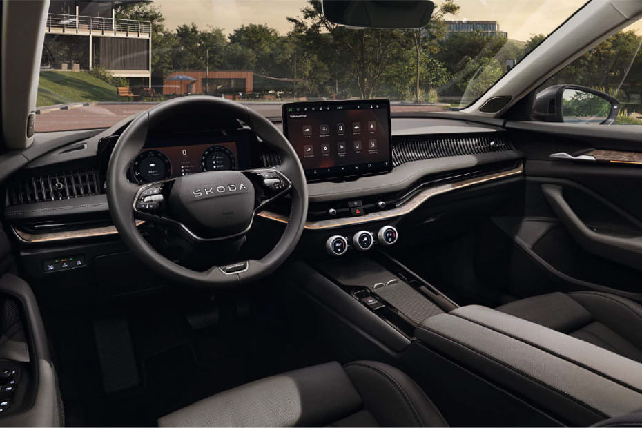 Dashboard View of Superb Wagon