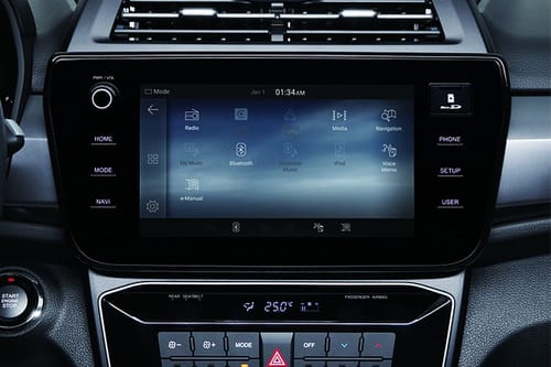 Front AC Controls of Ssangyong Tivoli