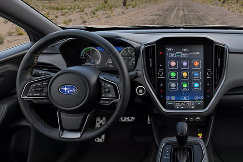 Dashboard View of Crosstrek Hybrid