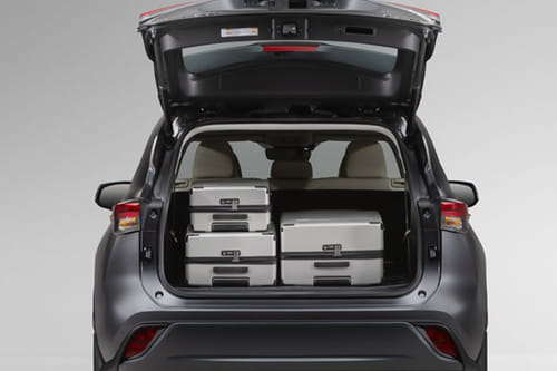 Storage Closer View of تويوتا هايلاندر