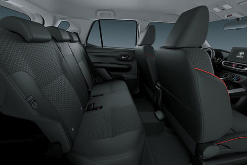 Toyota Raize Rear Seats