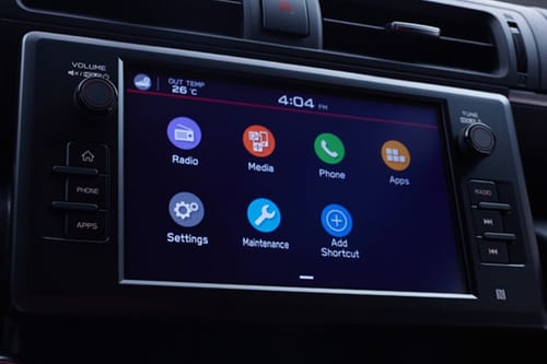 جي آر 86  touch screen