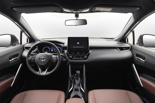 Dashboard View of Corolla Cross