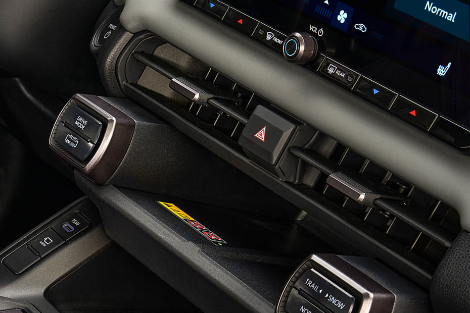 Front AC Controls of Toyota RAV4 2026