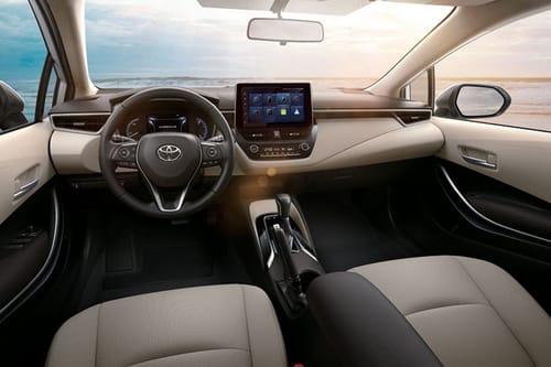 Dashboard View of Corolla