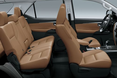 Toyota Fortuner Front And Rear Seats Together