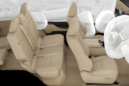 تويوتا لاند كروزر 2024-2025 AirBags View