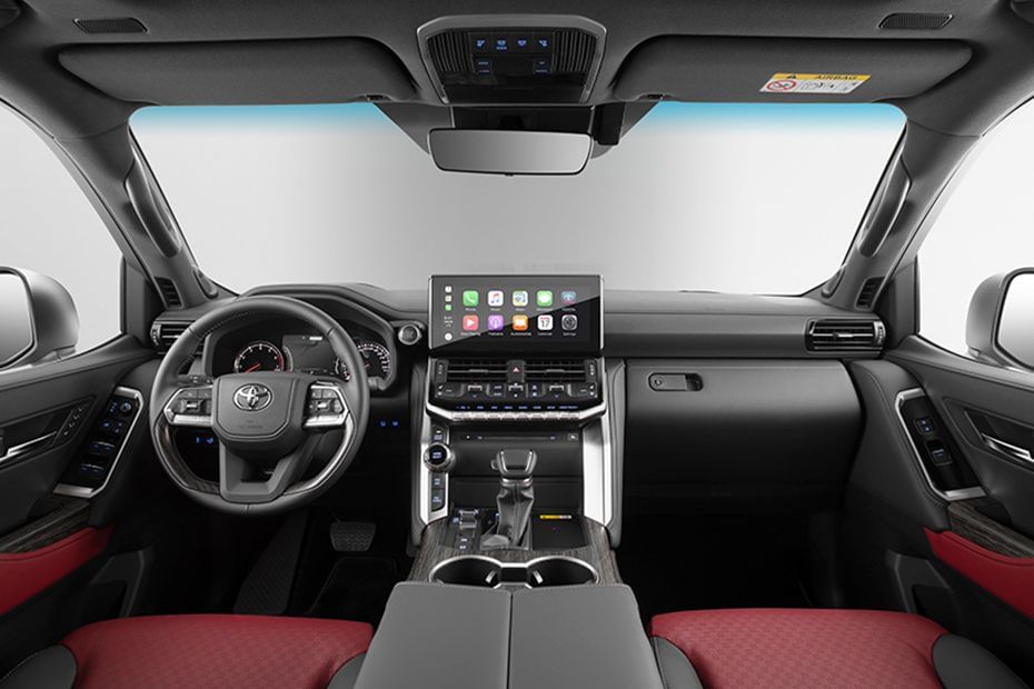 Dashboard View of Land Cruiser