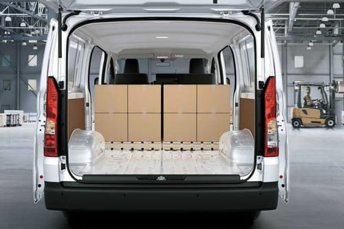 Storage Closer View of Toyota Hiace