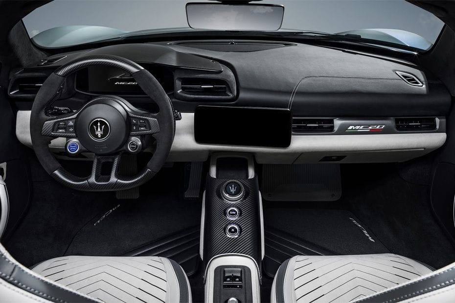 Dashboard View of MC20 Cielo