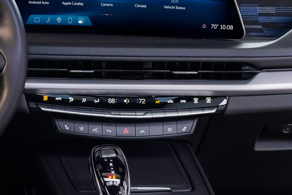 Front AC Controls of Cadillac XT4