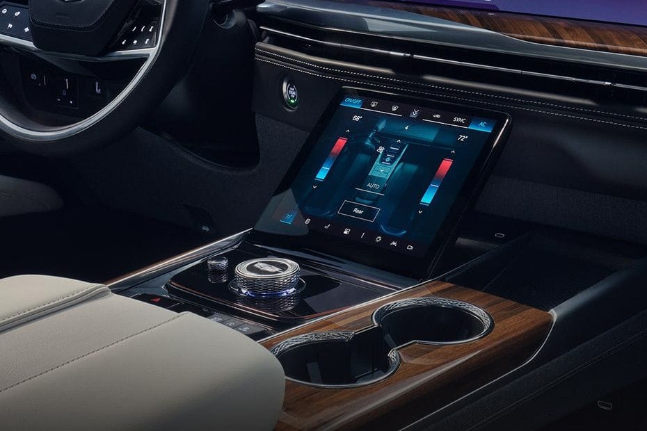 Front AC Controls of Cadillac Escalade 2026