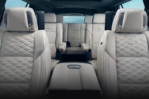 Cadillac Escalade 2025 Front And Rear Seats Together