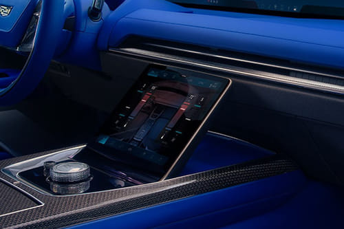 Front AC Controls of Cadillac CELESTIQ