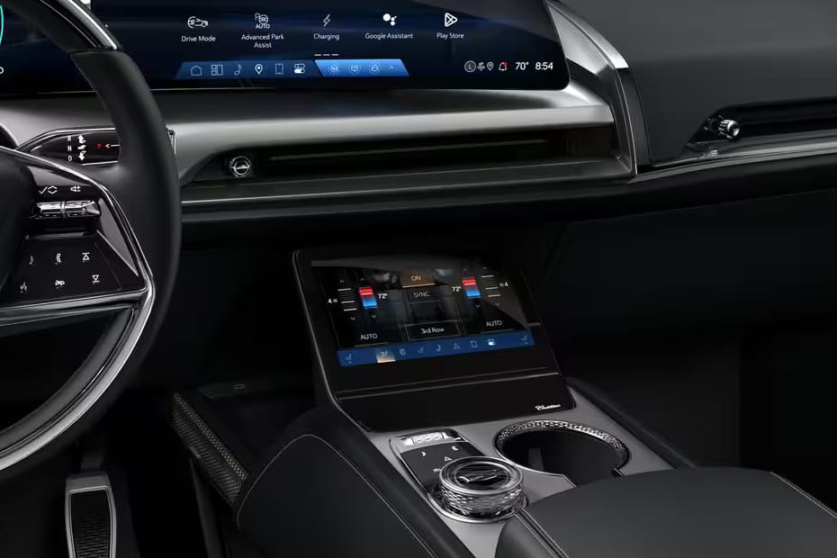 Front AC Controls of Cadillac Vistiq