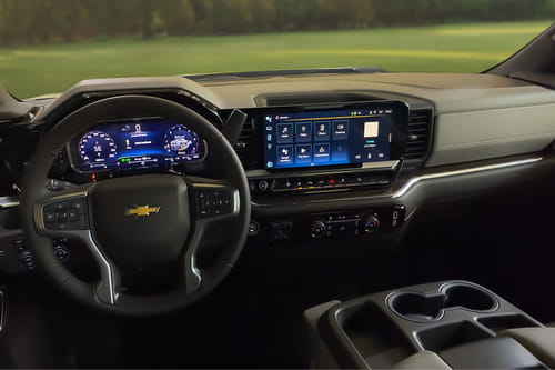 Dashboard View of Silverado HD