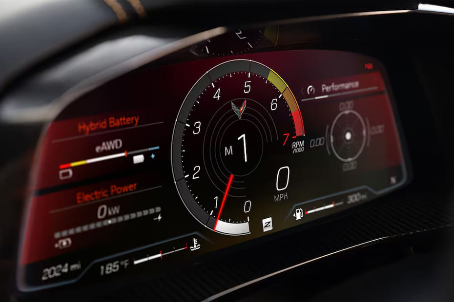 كورفيت إي-راي TachoMeter