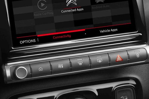 Front AC Controls of Citroen C3 Aircross