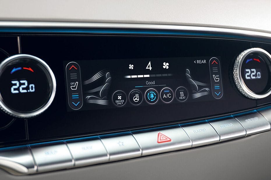 Front AC Controls of Genesis EV GV 70