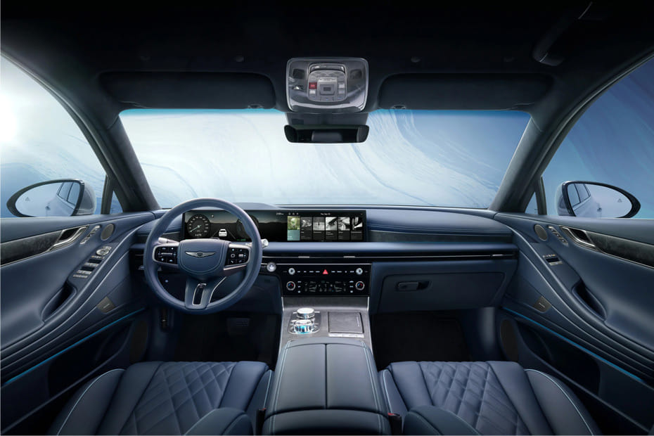 Dashboard View of EV G 80