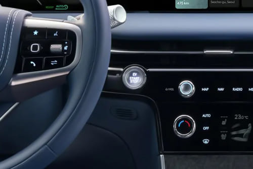 Genesis EV G 80 Engine Start Stop Button