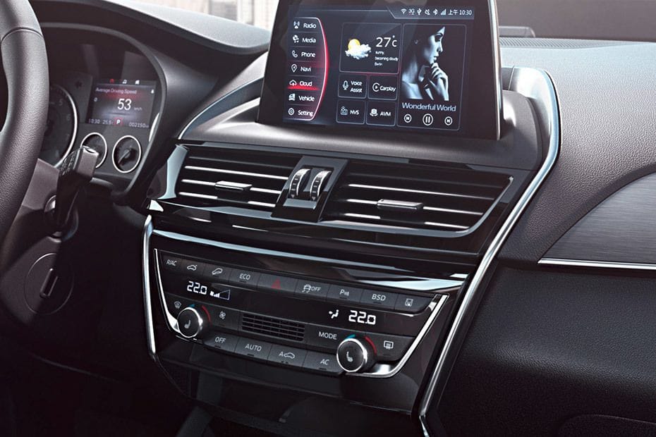 Side AC Controls of بورجوارد BX5