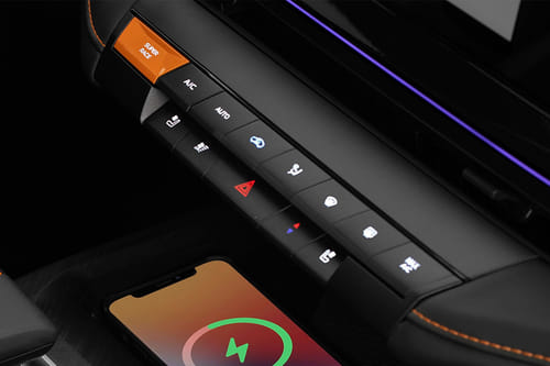 Front AC Controls of شانجان UNI-V