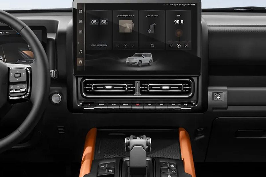 Front AC Controls of Haval H9 in Saudi Arabia