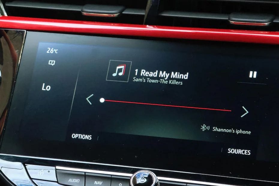 كورسا touch screen