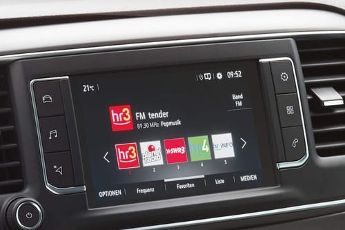 Zafira Life touch screen