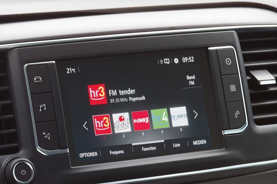 Zafira Life touch screen