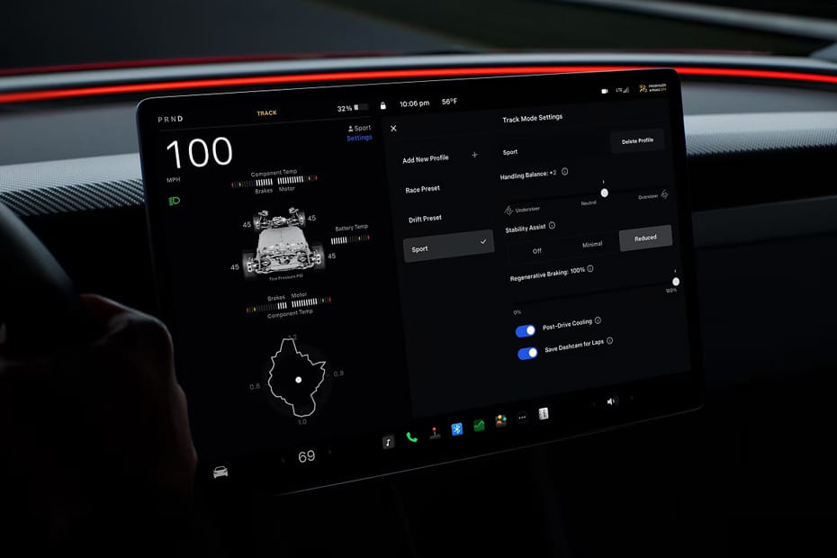 موديل 3 touch screen
