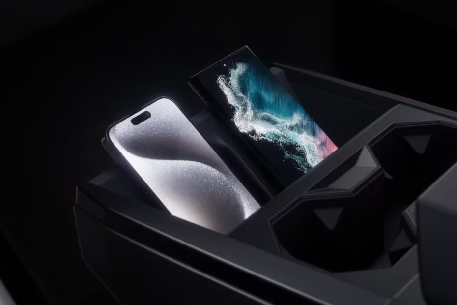 Power Accessories Outlet View of Tesla Cybertruck