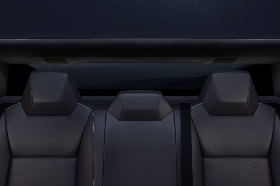 Cybertruck Rear Seat Head rest